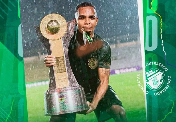 Arthurzinho, campeão Piauiense com o Altos