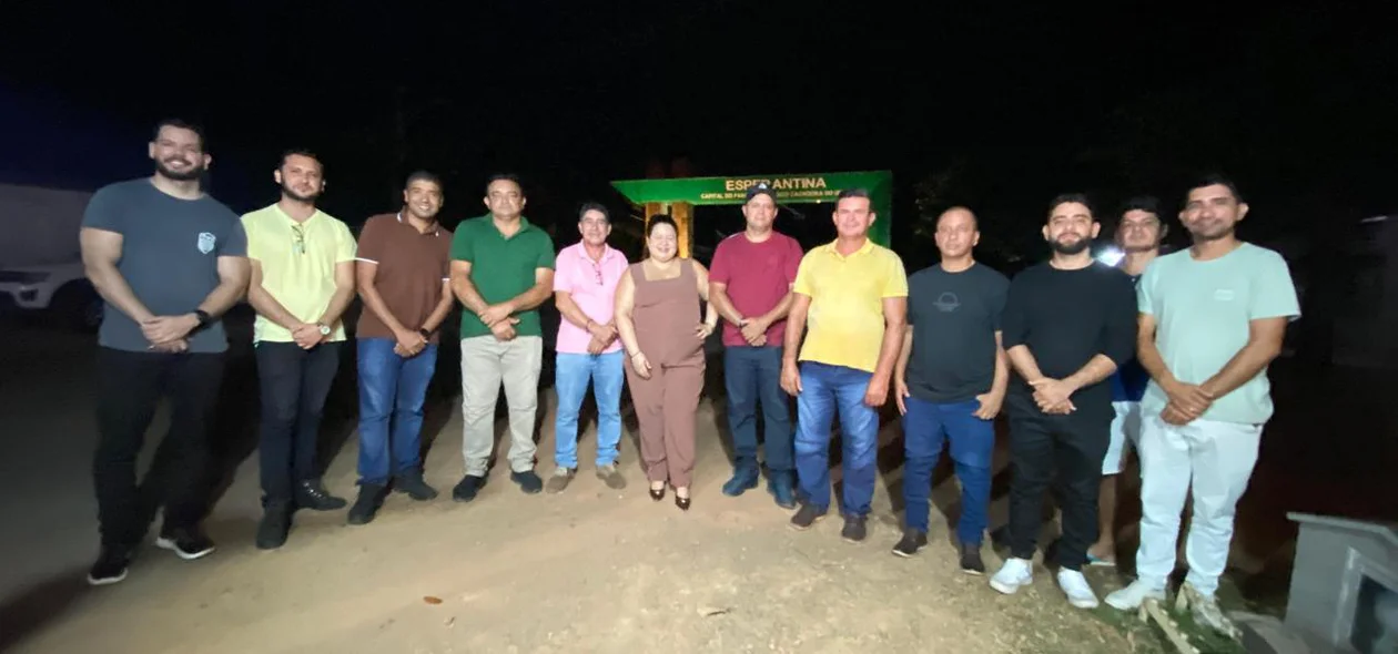 Autoridades participaram do vento