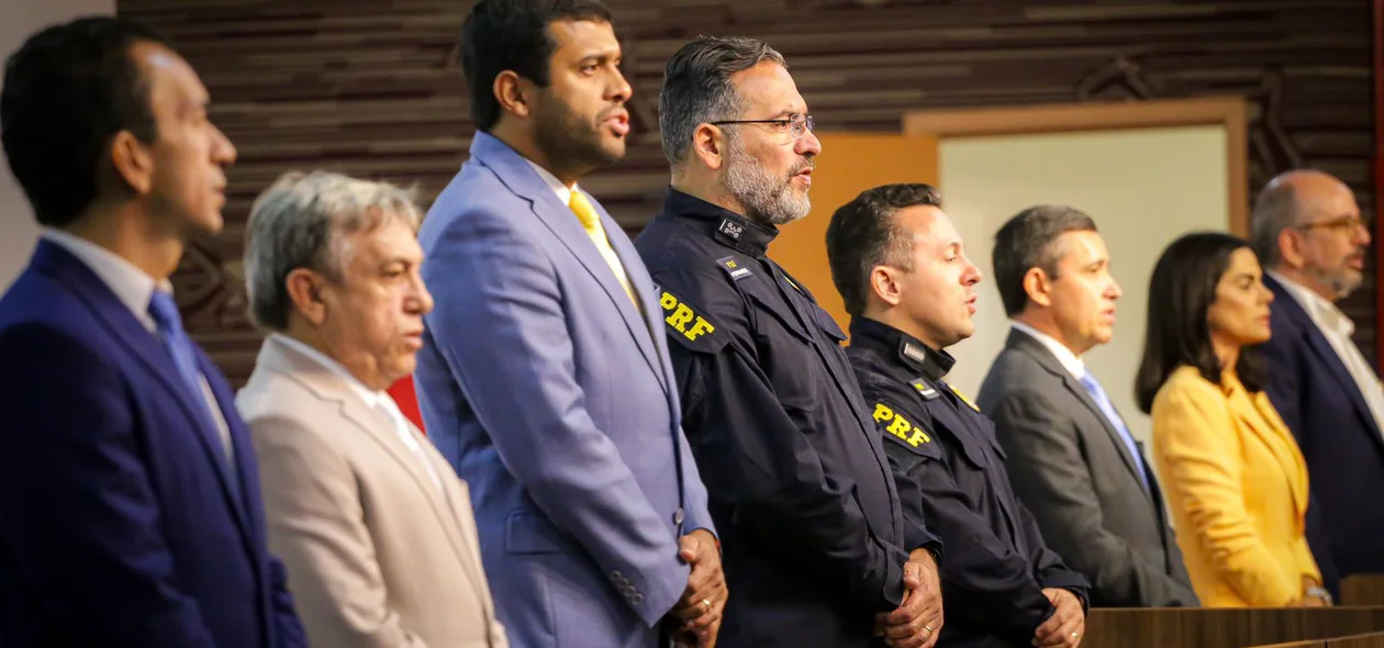 Autoridades presentes no evento