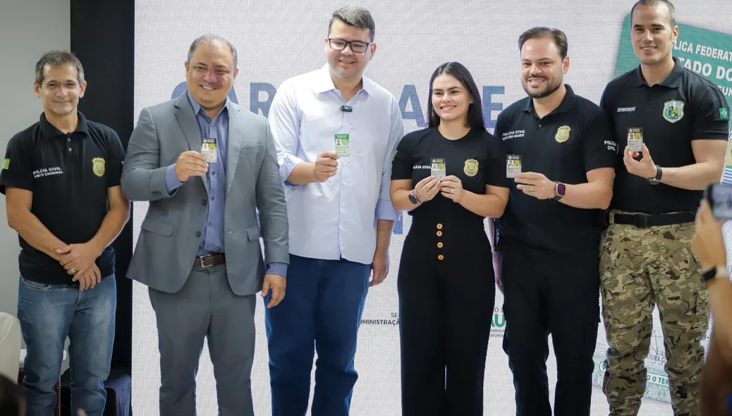 Autoridades presentes no evento