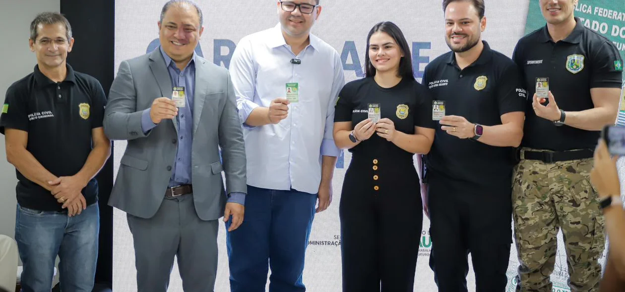 Autoridades presentes no evento