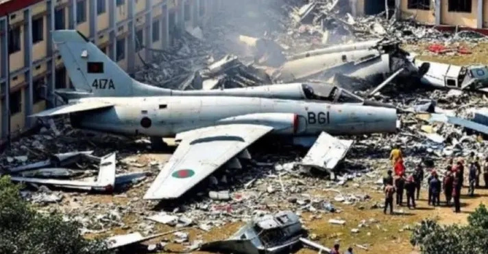Avião militar cai em faculdade e deixa 19 mortos em Bangladesh
