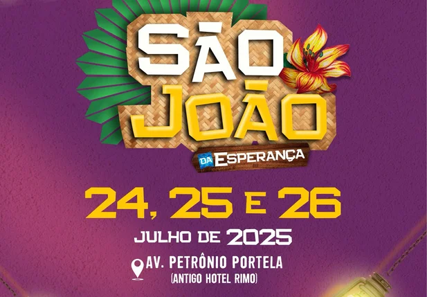 Banner São João da Esperança 2025