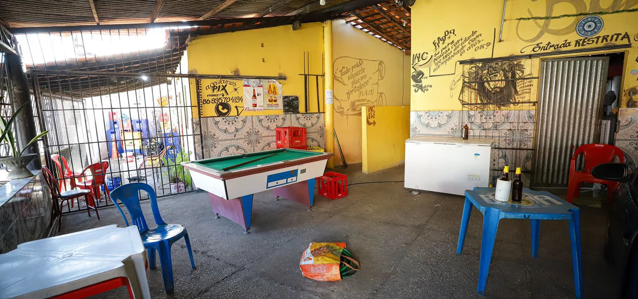 Bar apontado como local de ponto de encontro dos faccionados