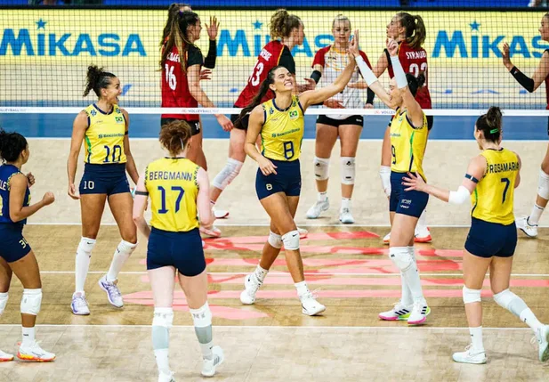 Brasil atropela Alemanha e vai às semis da LIga das Nações