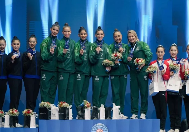 Brasil conquista ouro inédito na Copa do Mundo de ginástica rítmica