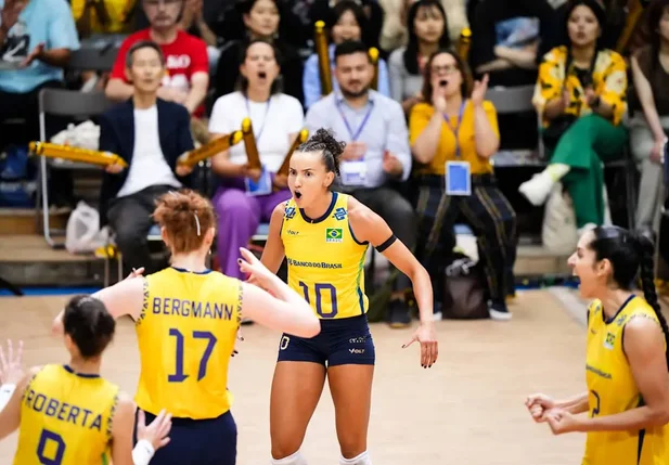 Brasil vence 7ª seguida e consolida vice-liderança na Liga das Nações de Vôlei