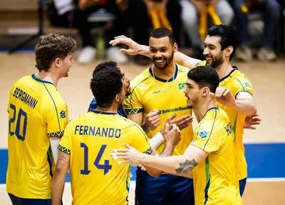 Brasil vence a Turquia na Liga das Nações de Vôlei