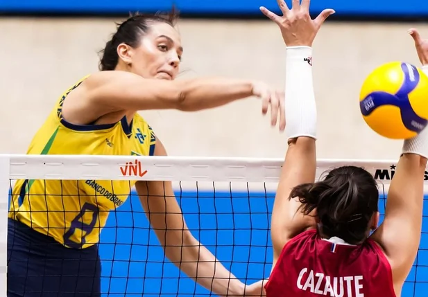 Brasil vence França na Liga das Nações de Vôlei 2025