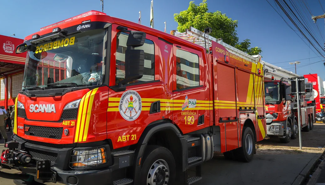 Caminhão do Corpo de Bombeiros