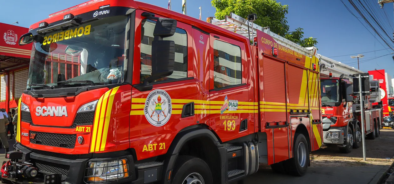 Caminhão do Corpo de Bombeiros