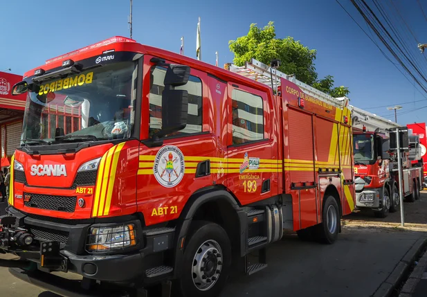 Caminhão do Corpo de Bombeiros