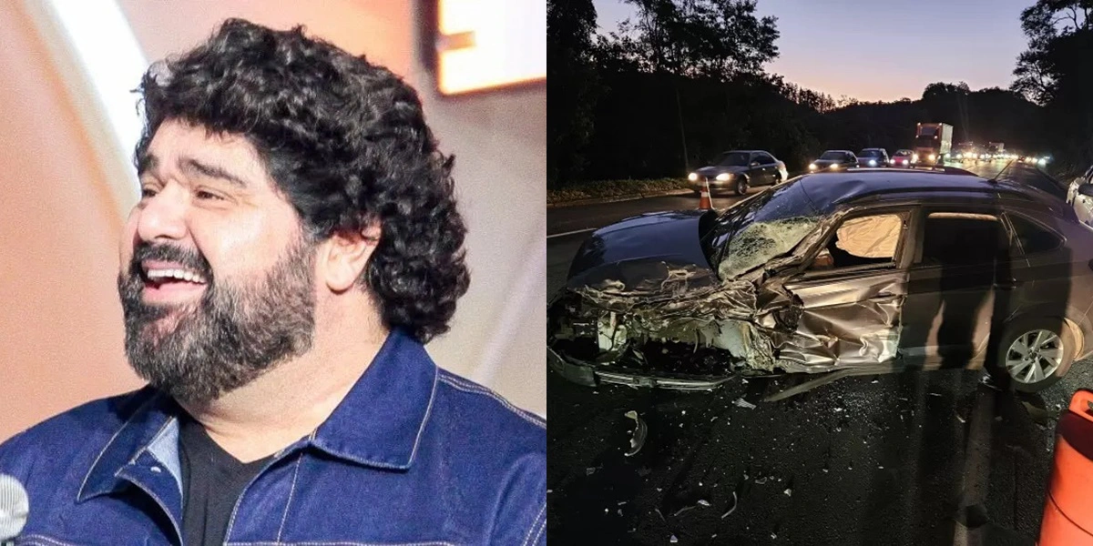 Cantor sertanejo Fabiano sofre acidente de carro em Minas Gerais