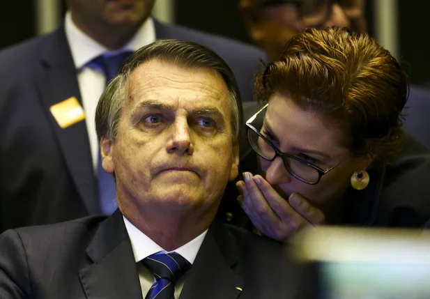 Carla Zambelli e Jair Bolsonaro