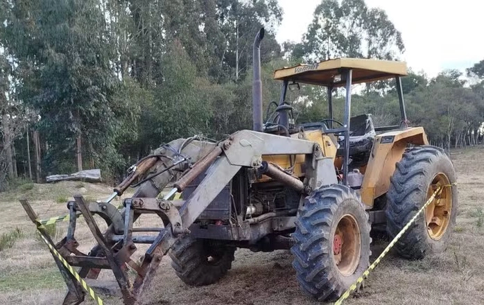 Criança foi atropelada por trator acidentalmente