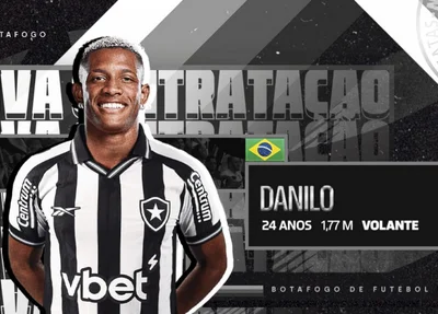 Danilo é mais um reforço do Botafogo para a sequência da temporada