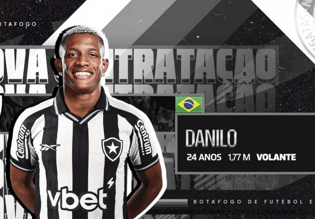 Danilo é mais um reforço do Botafogo para a sequência da temporada