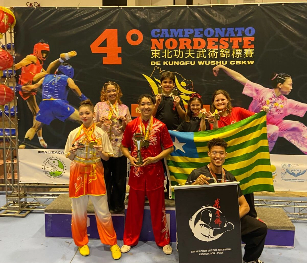 Delegação piauiense de Kung Fu