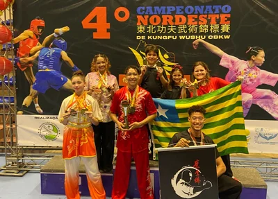 Delegação piauiense de Kung Fu