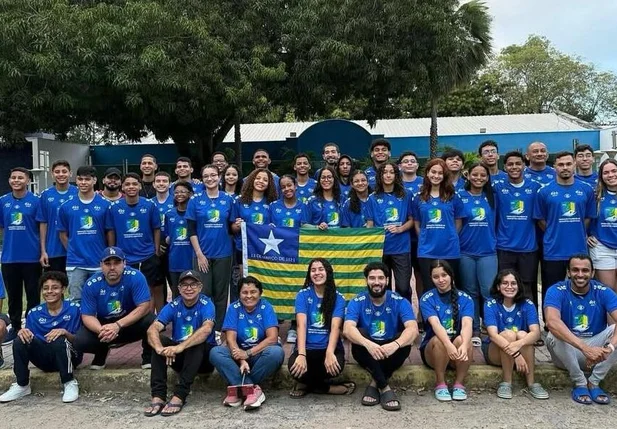 Delegação piauiense de Natação