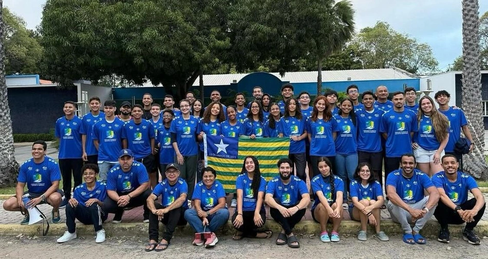 Delegação piauiense de Natação
