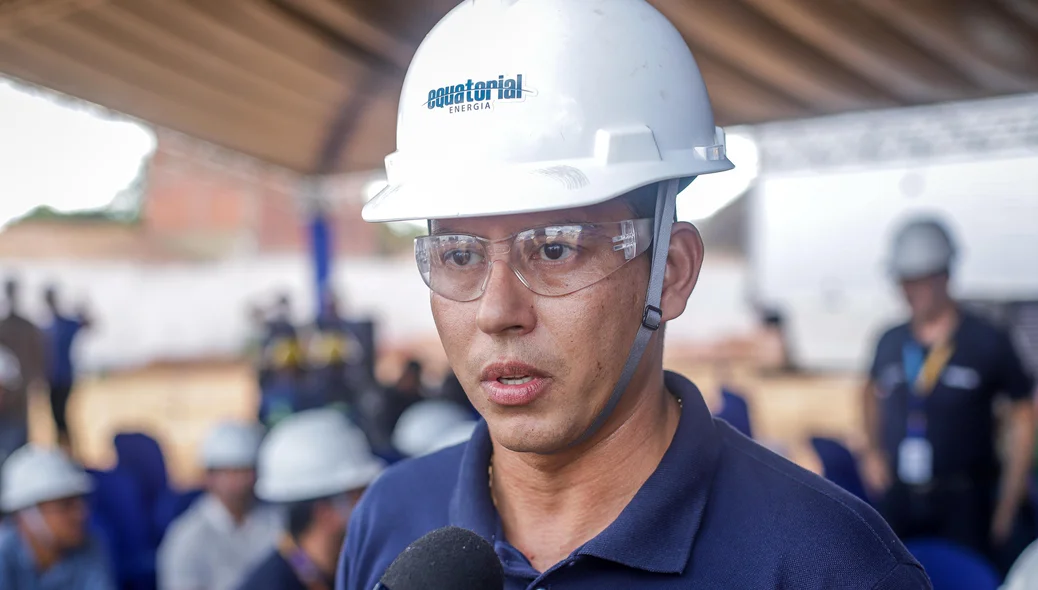 Diego Costa Azevedo, executivo de obras de alta tensão da Equatorial Piauí