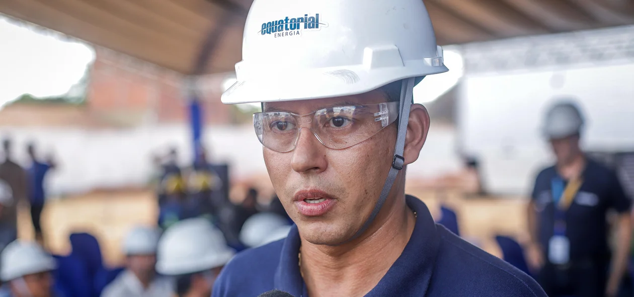 Diego Costa Azevedo, executivo de obras de alta tensão da Equatorial Piauí