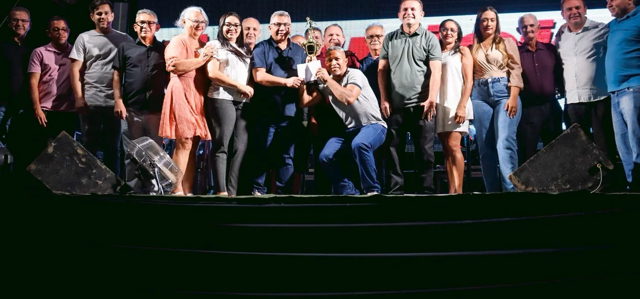 Distribuição de troféu