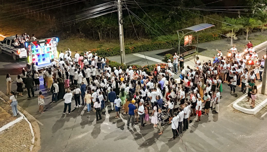 Diversas congregações locais e da região