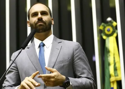 Eduardo Bolsonaro, filho do ex-presidente Jair Bolsonaro
