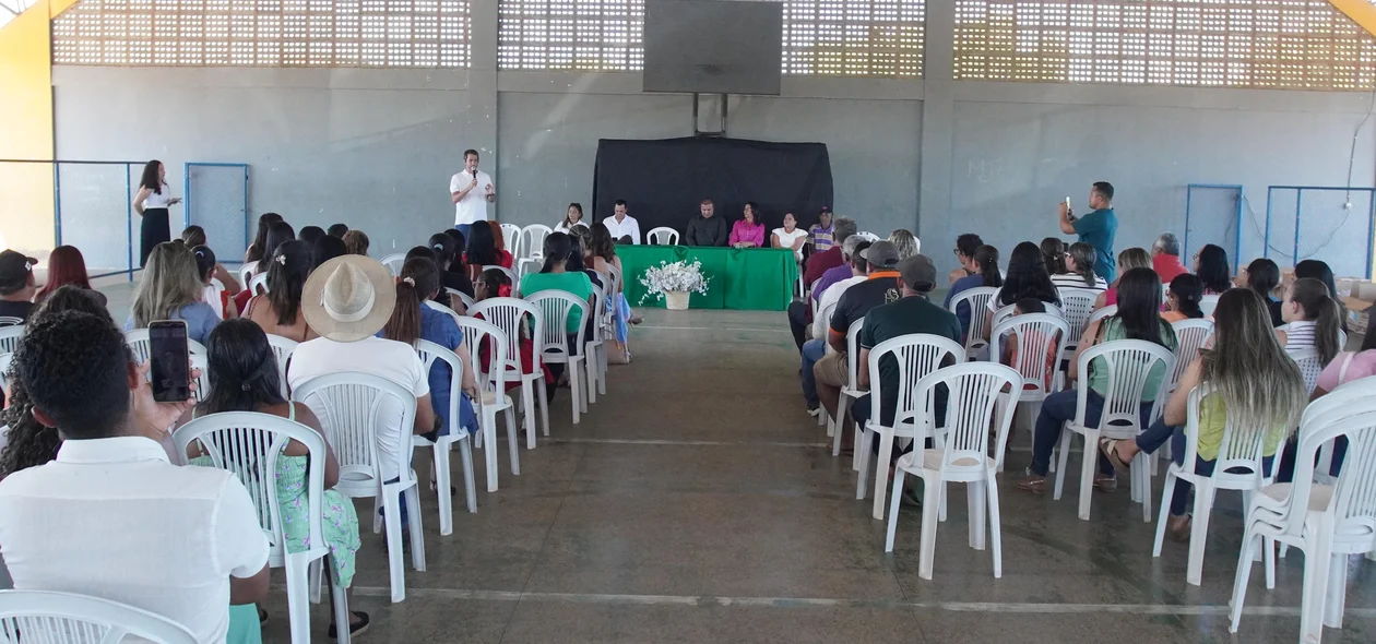 Evento no Ginásio Poliesportivo da Escola Agrotécnica