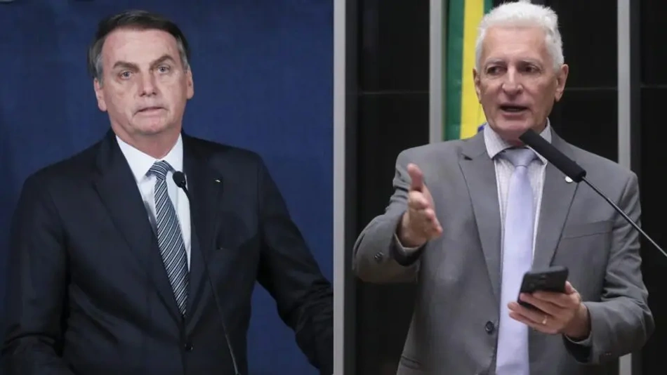 Ex-presidente Jair Bolsonaro (PL) e deputado federal Rogério Correia (PT-MG).