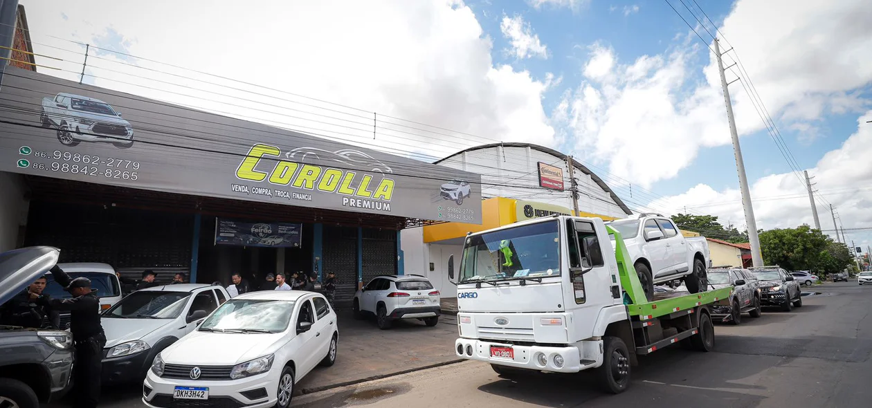 Fachada da loja Corolla Veículos