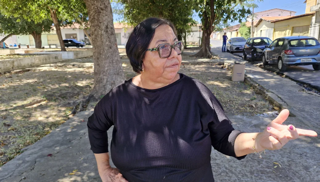 Íris Medeiros, moradora do Parque Piauí