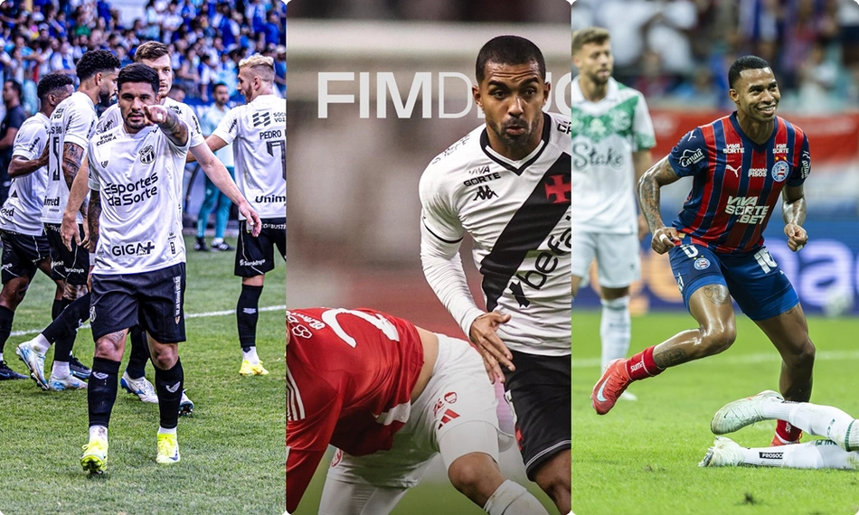 Bahia e Ceará vencem no Brasileirão e Vasco empata com o Internacional
