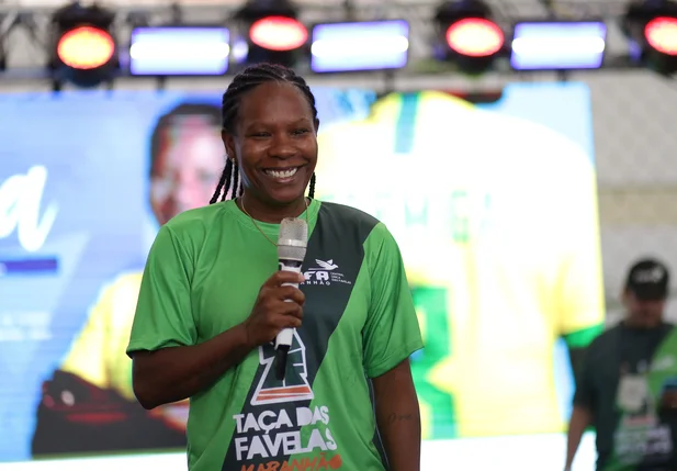 Formiga relata suas experiências na abertura da Taças das Favelas Piauí 2025