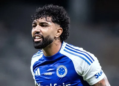 Gabigol em jogo pelo Cruzeiro