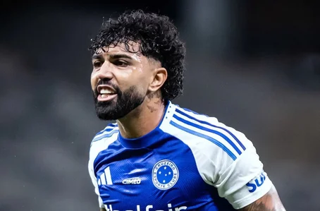 Gabigol em jogo pelo Cruzeiro