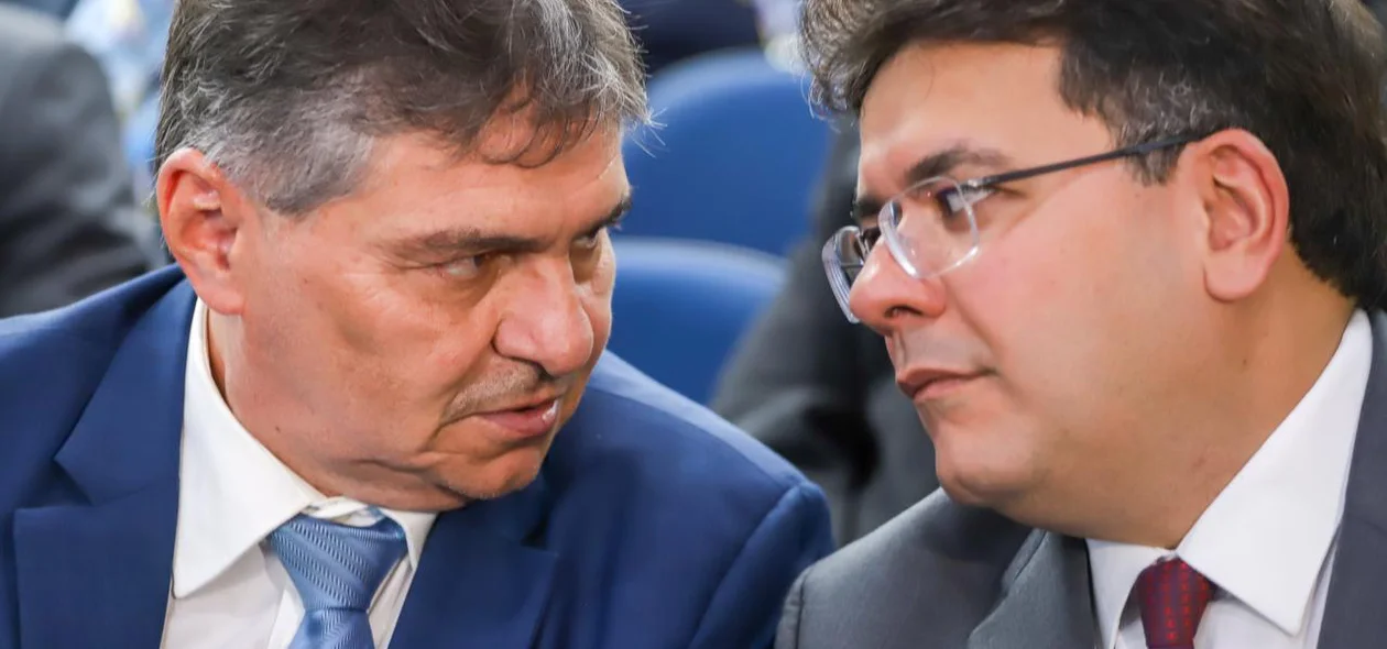 Governador Rafael Fonteles e o presidente do TCE-PI, conselheiro Kennedy Barros