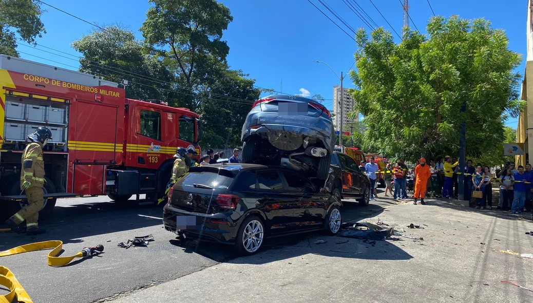 Grave acidente ocorreu no início da tarde desta quarta-feira