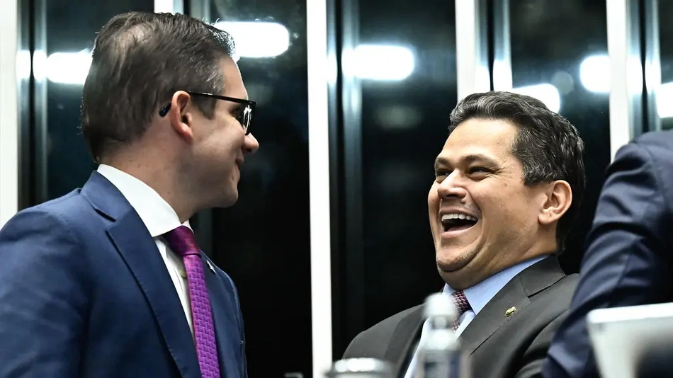 Hugo Motta e Davi Alcolumbre