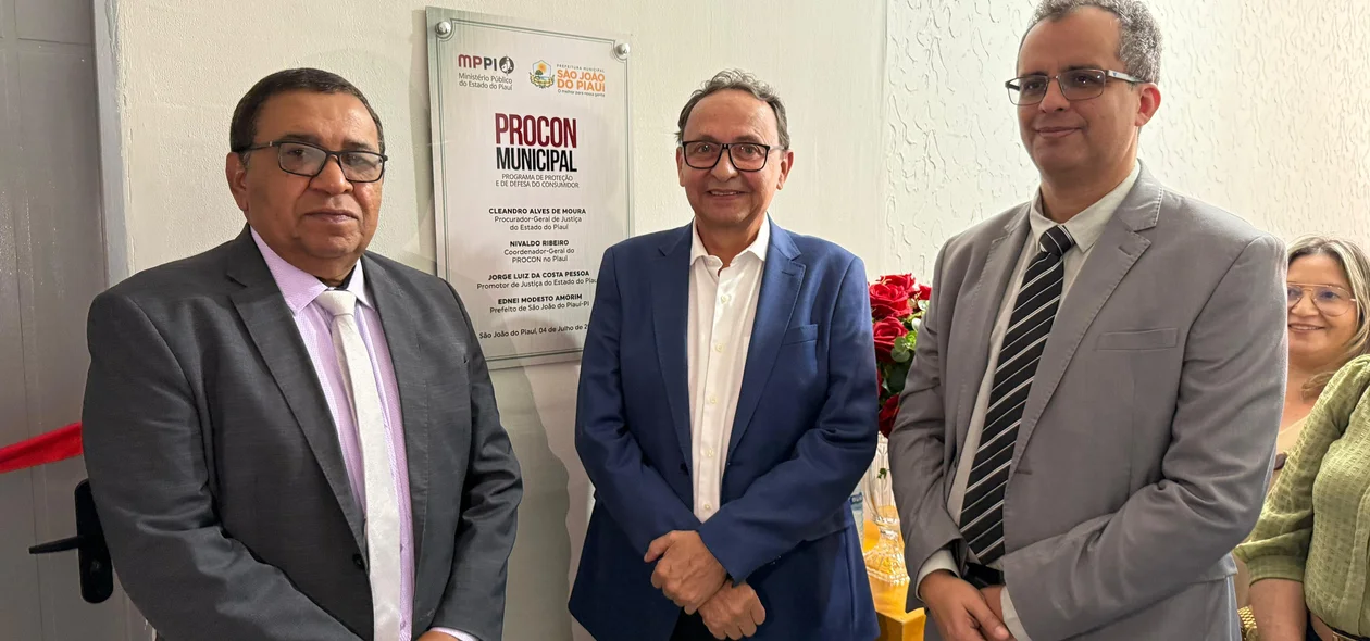 Inauguração da sala do Procon