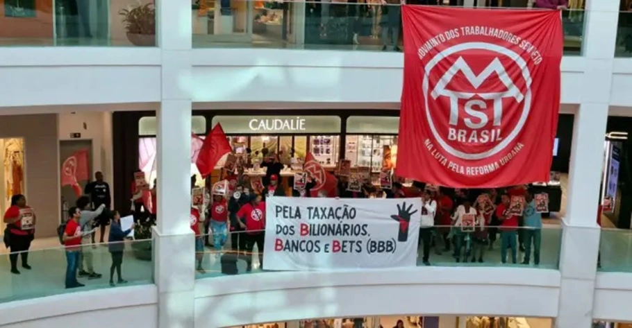 Invasão do MTST no Shopping Leblon