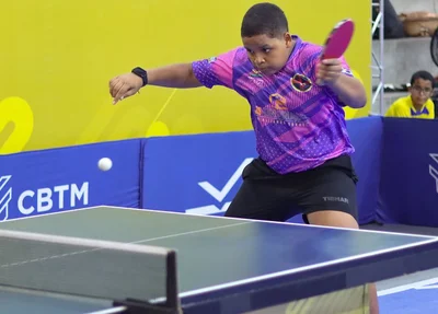 Israel Júnior, jogador piauiense de tênis de mesa