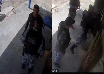 João Henrique Aguiar da Costa foi agredido por policiais militares