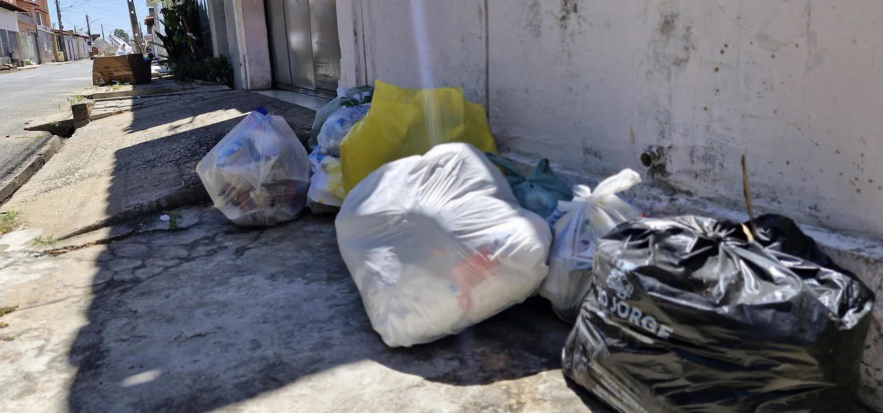 Lixo no bairro Parque Piauí