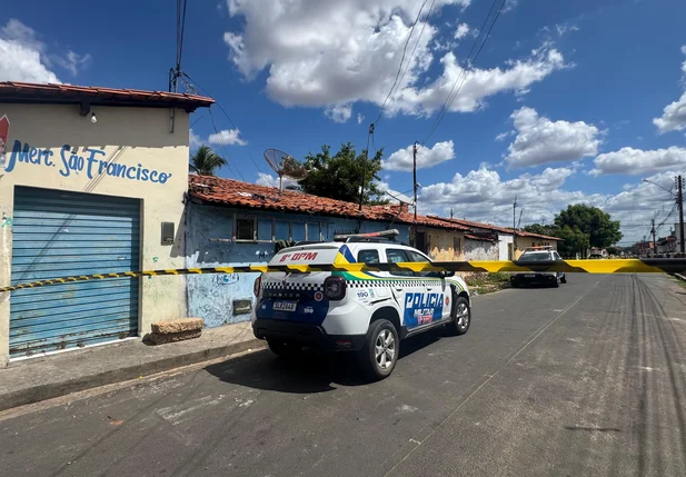 Local do crime onde Diogo foi assassinado