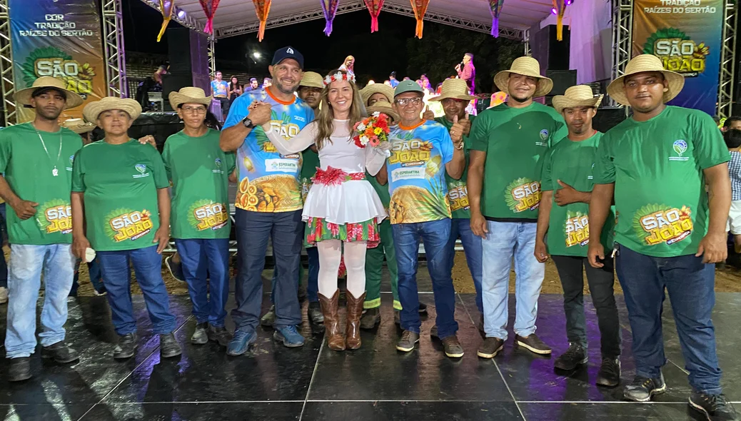Momentos após a apresentação