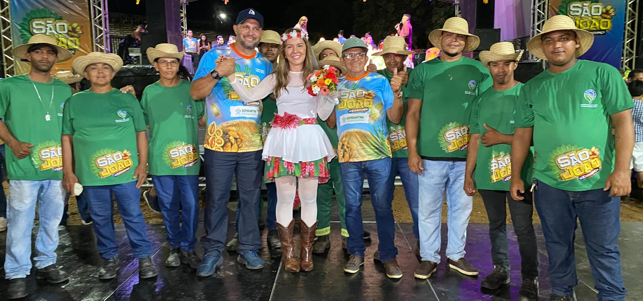Momentos após a apresentação