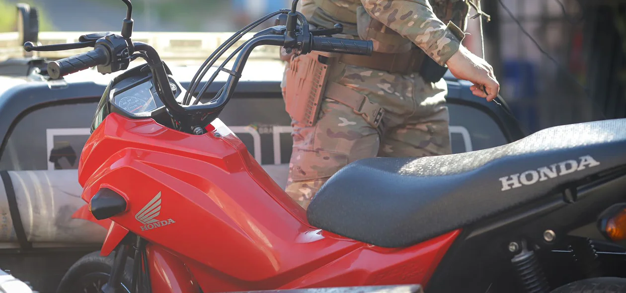 Moto apreendida